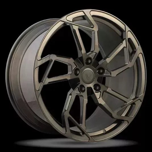 Диск автомобильный VISSOL F-934L 9.5X21/5X130 ET66 D71.6 BRUSHED GRIGIO