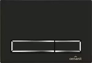 Кнопка смыва CERSANIT Hi-Tec Blick черная (P-BU-BK/Bl)