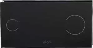 Кнопка смыва Viega Visign fo more 100 8352.1 esg хром/стекло черное (597498)