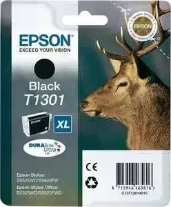 Картридж EPSON T1301 B42WD черный (C13T13014010)