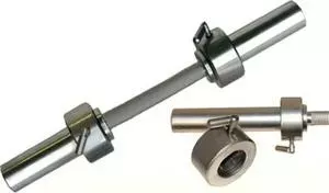 Гриф Barbell гантельный d 50 мм металлическая ручка/стопорный L530 мм