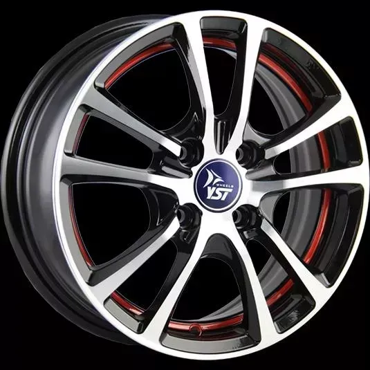 Диск автомобильный YST X-3 6.5X16/5X114.3 ET46 D67.1 BKFRSI