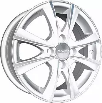 Диск автомобильный СКАД Мальта 14 5.5X14/4X98 ET38 D58.6 Алмаз-белый