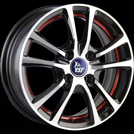 Диск автомобильный YST X-3 6.5X16/5X114.3 ET40 D66.1 BKFRSI