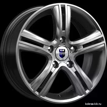 Диск автомобильный RAPID Борелли-оригинал 6X15/5X112 ET47 D57.1 дарк-платинум