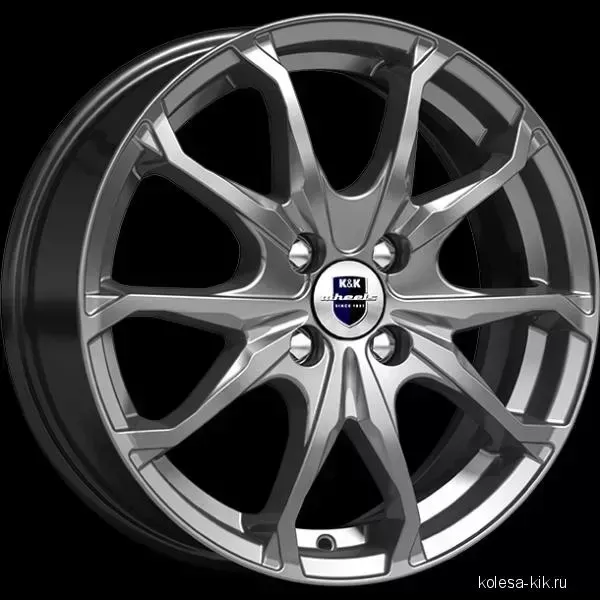Диск автомобильный RAPID Brent-оригинал 6X16/4X100 ET50 D60.1 дарк-платинум