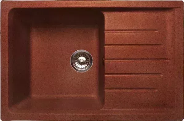 Мойка кухонная GranFest Practic GF-P760L терракот (307)