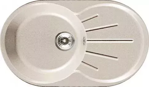 Мойка кухонная GranFest Rondo GF-R750L бежевый (328)