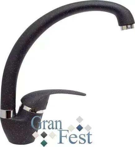 Смеситель для кухни GranFest Eco-M 3323 черный (308)