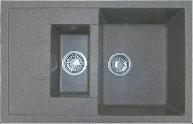 Мойка кухонная GranFest Quadro GF-Q775KL серый (310)