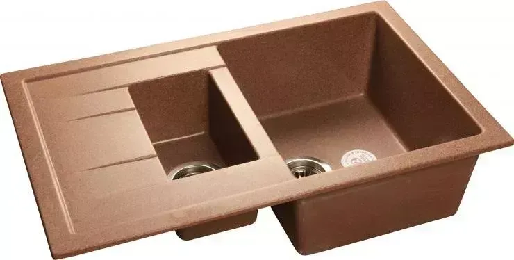 Мойка кухонная GranFest Quadro GF-Q775KL терракот (307)