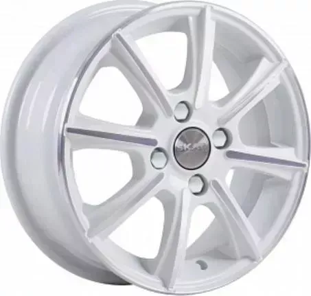 Диск автомобильный СКАД Монако 5.5X14/4X100 ET49 D56.6 Алмаз-белый