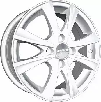 Диск автомобильный СКАД Мальта 5.5X14/4X100 ET38 D67.1 Белый