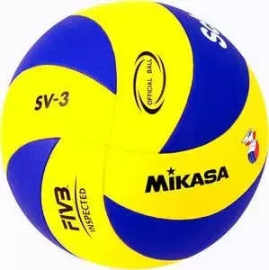 Мяч волейбольный MIKASA SV-3, размер 5, цвет сине-желтый