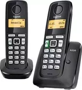 Радиотелефон Gigaset A220 Duo Black