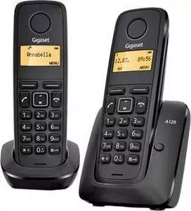 Радиотелефон Gigaset A120 Duo Black