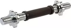 Гриф  гантельный * H-3119 хром (d-30 мм L-36 см с обрезиненной ручкой)