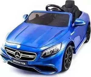 Детский электромобиль Harleybella Mercedes Benz S63 LUXURY 2.4G - Blue - HL169-LUX