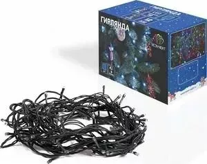 Гирлянда Neon-Night "Твинкл Лайт" 10 м, темно-зеленый ПВХ, 80 LED, цвет: Синий