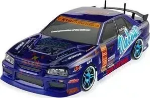 Радиоуправляемая машина для дрифта HSP Drift Flying Fish 1 Top 4WD RTR масштаб 1:10 2.4G