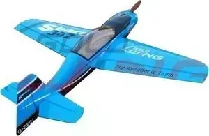 Радиоуправляемый самолет RC Goldwing Sbach 342 30CC V3 Carbon Version Blue Edition ARF