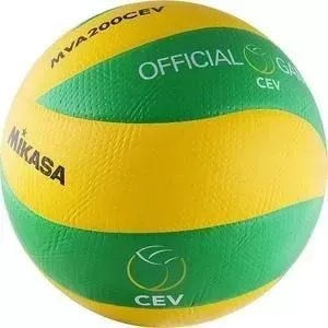 Мяч волейбольный MIKASA MVA200CEV (р. 5), официальный Лиги Чемпионов ЕКВ