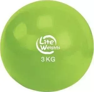 Медбол LITE WEIGHTS 3кг 1703LW, салатовый