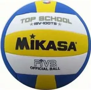 Мяч волейбольный MIKASA ISV100TS, размер 5, цвет бел-жел-син