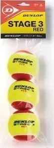 Мяч для большого тенниса DUNLOP Stage 3 (RED) 3B (605053)