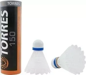 Воланы для бадминтона TORRES 150 (нейлон) BD-108 6шт. средняя скорость