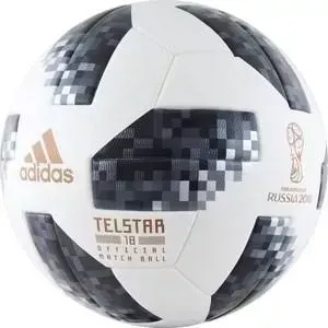 Мяч футбольный ADIDAS WC2018 Telstar OMB (CE8083) р.5 официальный ЧМ2018 (FIFA Quality Pro (FIFA Approved)