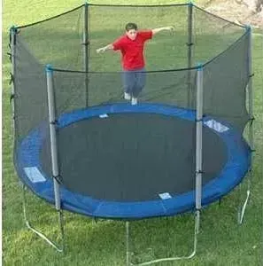 Батут DFC с сеткой Trampoline Fitness 14FT-TR-E