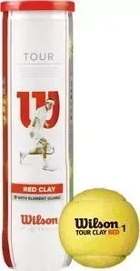 Мячи теннисные Wilson Tour Clay Red WRT110800