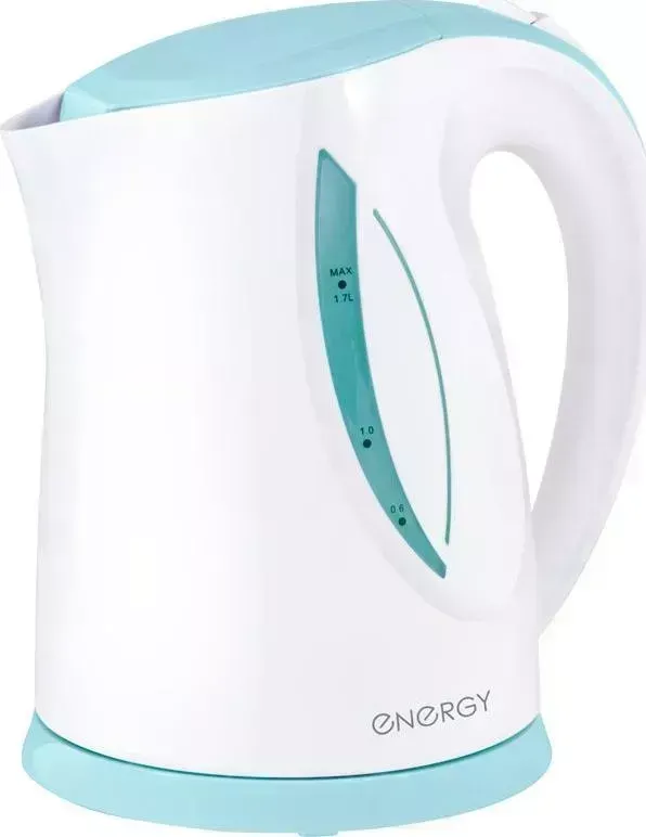 Чайник электрический ENERGY E-227 бело-бирюзовый