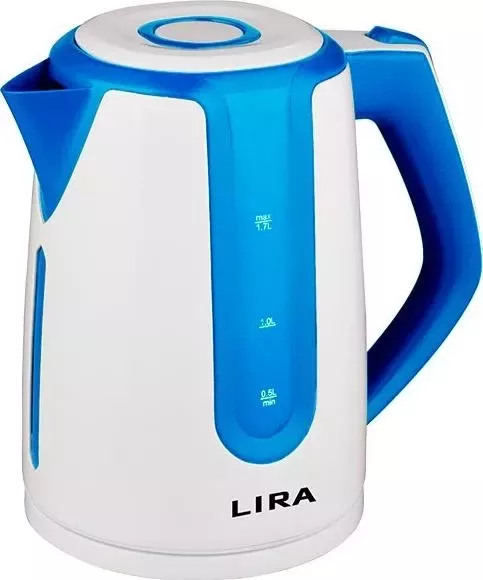 Чайник электрический LIRA LR 0103 бело-синий