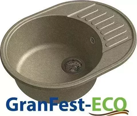 Мойка кухонная GranFest ECO-58 песочный (302)