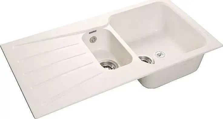 Мойка кухонная GranFest Standart GF-S940KL белый (331)