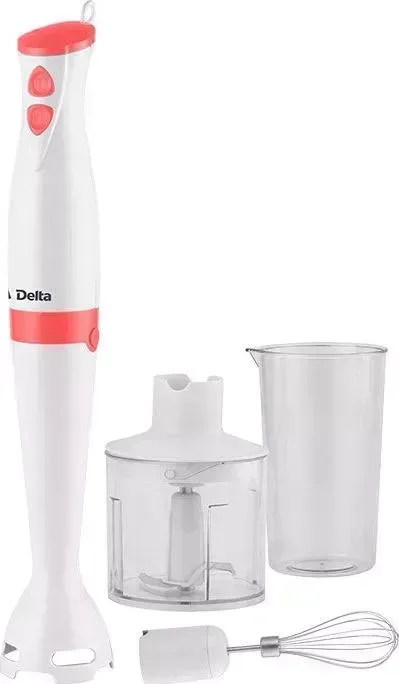 Блендер DELTA DL-7043B белый с коралловым