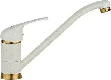 Смеситель для кухни KUPPERSBERG TOPAZ KG2560 WHITE ALABAS/BR