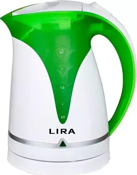 Чайник электрический LIRA LR 0101 бело-зеленый