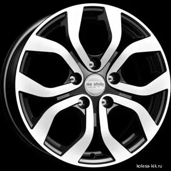 Диск автомобильный КиКРеплика КС704 КиК 6.5X16/5X114.3 ET50 D67.1 алмаз-черный
