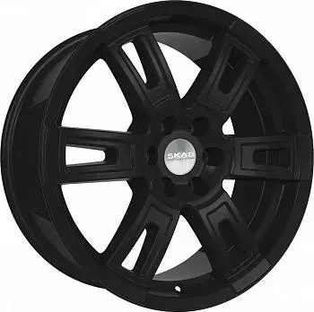 Диск автомобильный СКАД Тор 18 8X18/6X139.7 ET25 D106.2 Черный-матовый