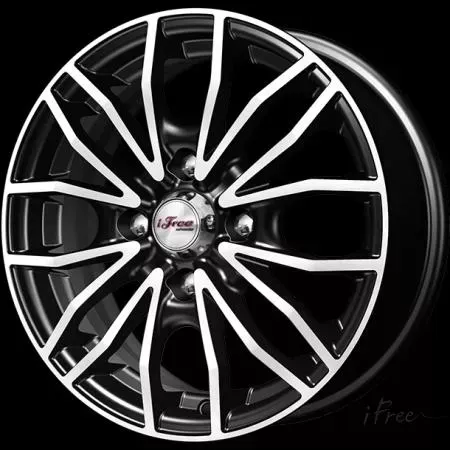 Диск автомобильный iFree Флайт 5.5X14/4X100 ET43 D60.1 Блэк-Джек