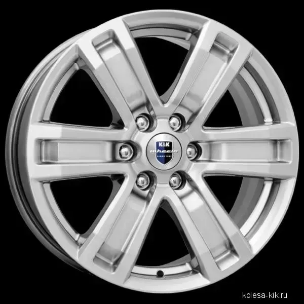 Диск автомобильный КиК R7-Рольф 7.5X17/6X139.7 ET46 D92.5 сильвер-А