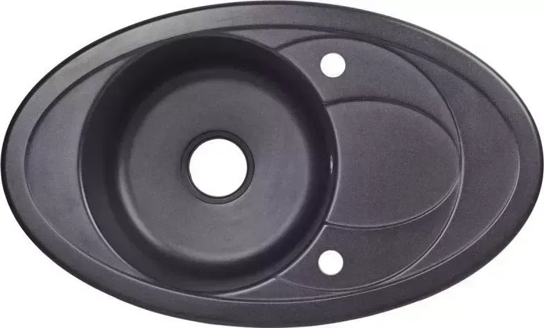 Мойка кухонная KUPPERSBERG CAPRI 1B1D BLACK METAL