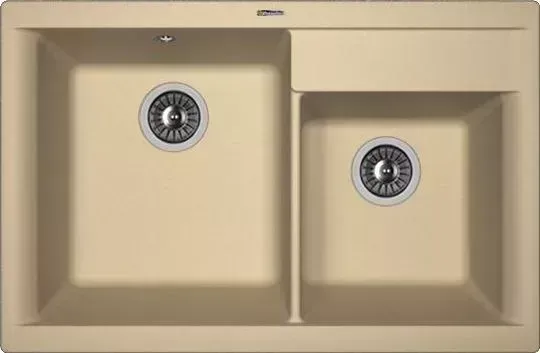 Мойка кухонная FLORENTINA Липси 580K капучино Sm