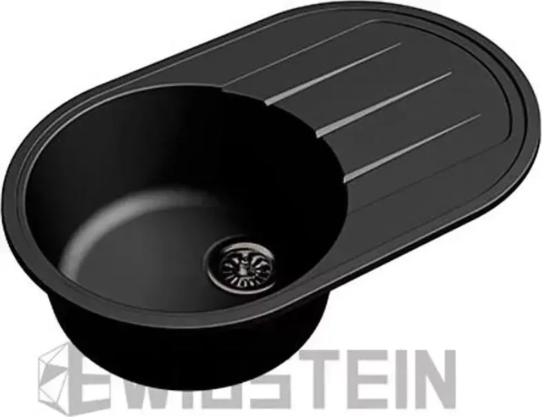 Мойка кухонная Ewigstein Elegant R50F антрацит