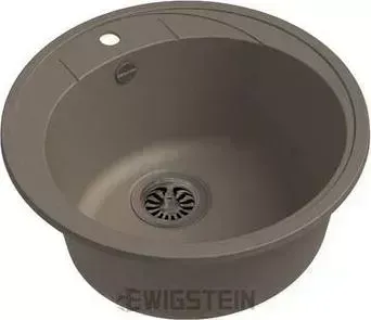 Мойка кухонная Ewigstein Elegant R45 темно-бежевый