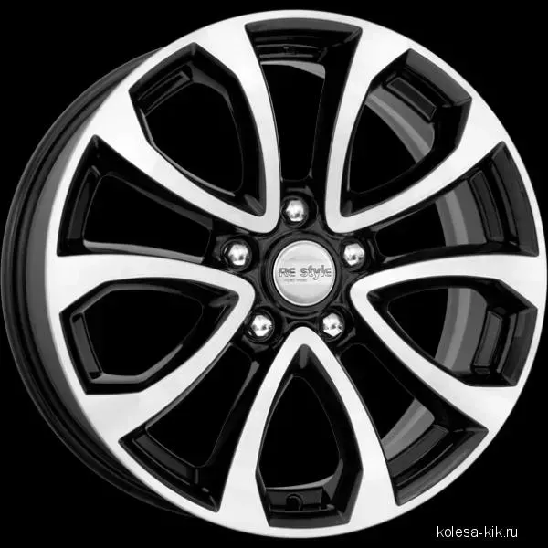 Диск автомобильный КиКРеплика КС623 КиК 7X17/5X114.3 ET47 D66.1 алмаз-черный