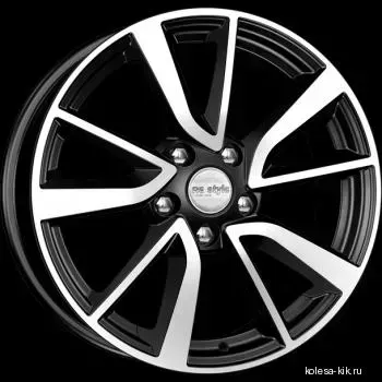 Диск автомобильный КиКРеплика КС699 КиК 7X17/5X114.3 ET40 D66.1 алмаз-черный
